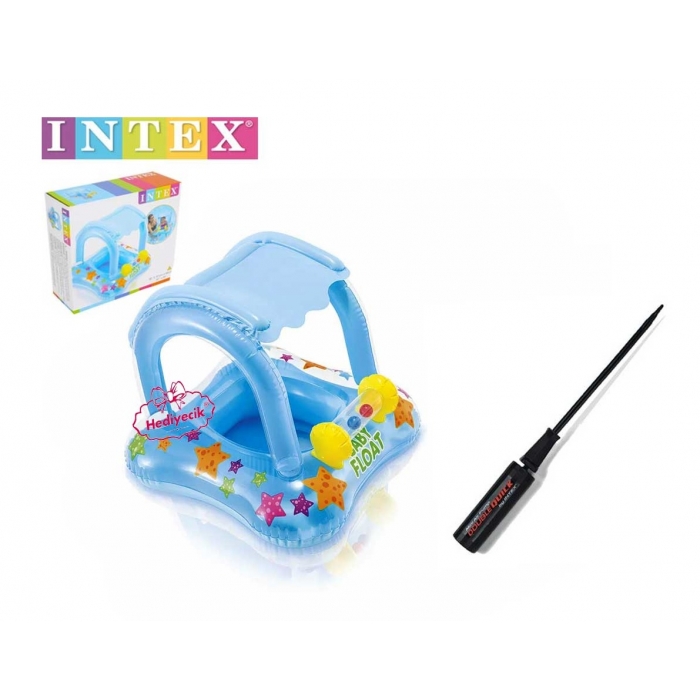 Bebek Simitleri İntex İntex Gölgelikli Bebek Flotoru Bebek Simidi