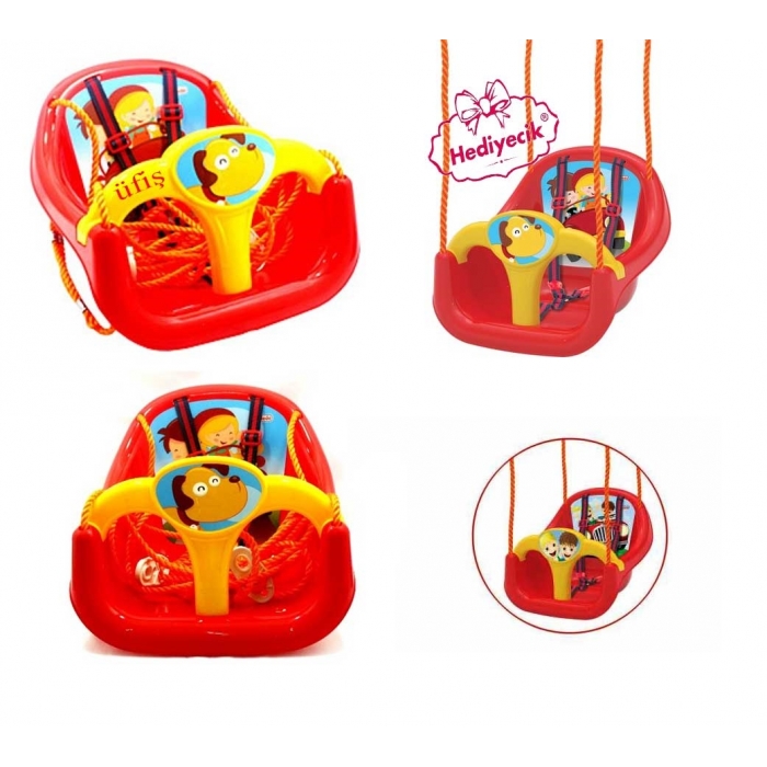 Kaydırak ve Salıncaklar Dede Toys Çocuk İpli Salıncak Bebek ve